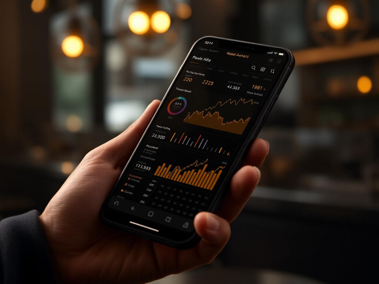 IA Financeira Tec2Flow no smartphone